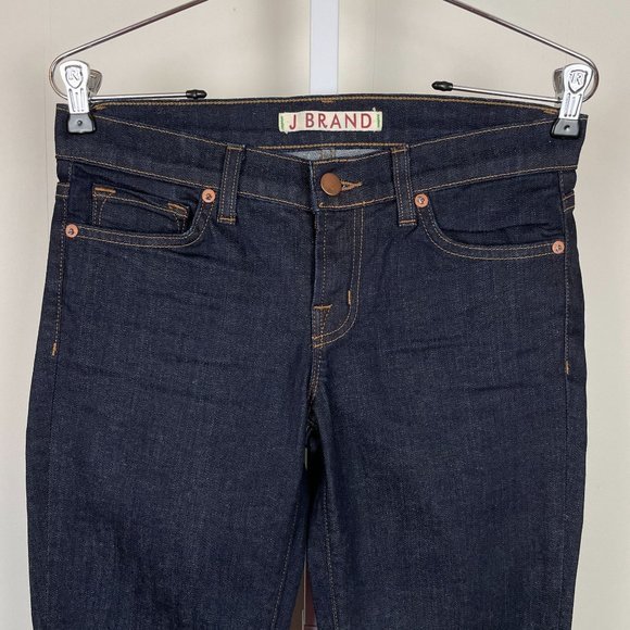 J Brand Mae Denim Jeans Flare Leg in Pure Dark Wash Womens Size 26 - Picture 3 of 7